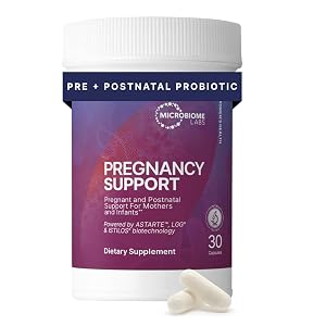 Microbiome Labs Pregnancy Support - Prenatal Postpartum Probiotics for Women - Probiotic Supplements to Support Gut Health A