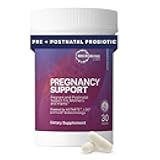 Microbiome Labs Pregnancy Support - Prenatal & Postpartum Probiotics for Women - Probiotic Supplements to Support Gut Health & A Balanced Vaginal Microbiome Through Breastfeeding (30 Capsules)