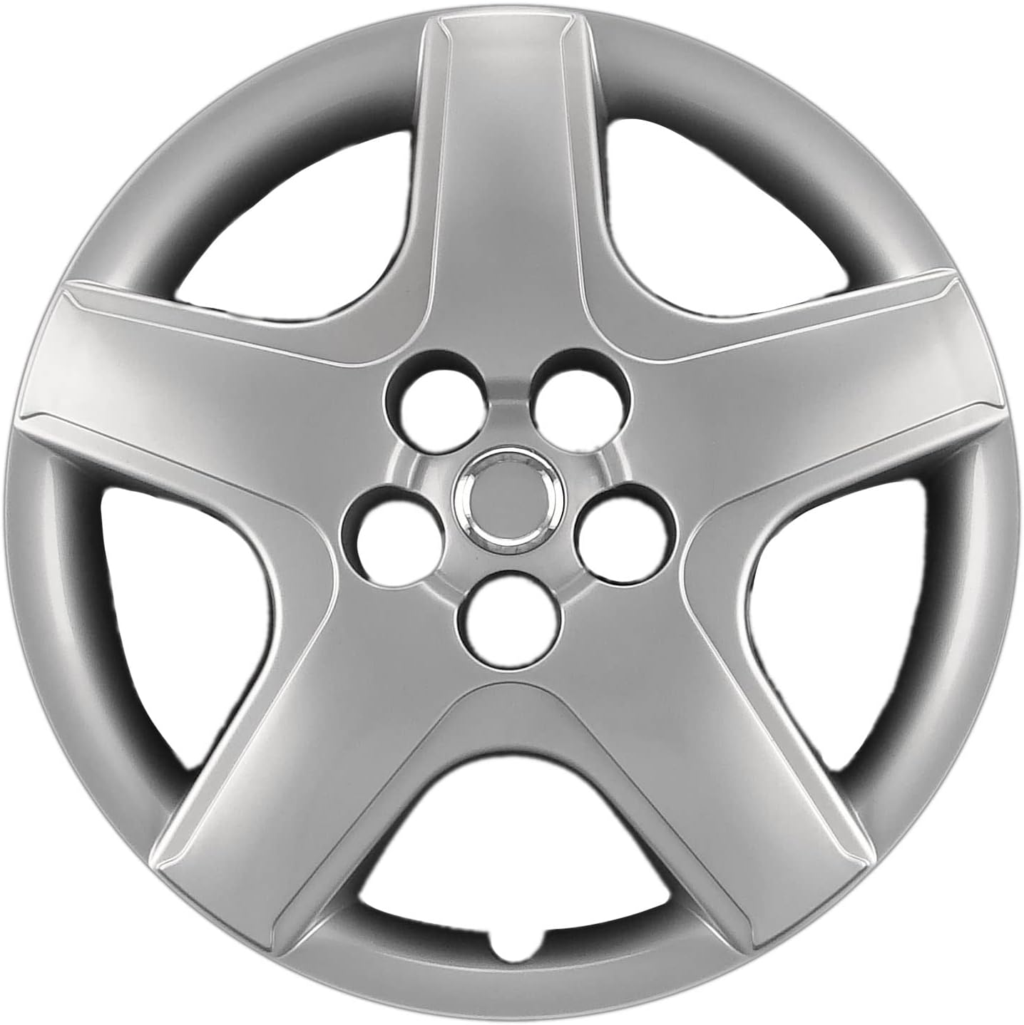 Premium Quality 16" Silver Hubcaps/Wheel Covers fits 2003 2004 2005 2006 2007 and 2008 Toyota Matrix, Heavy Duty Construction (Set of 4) 61119AMS-4