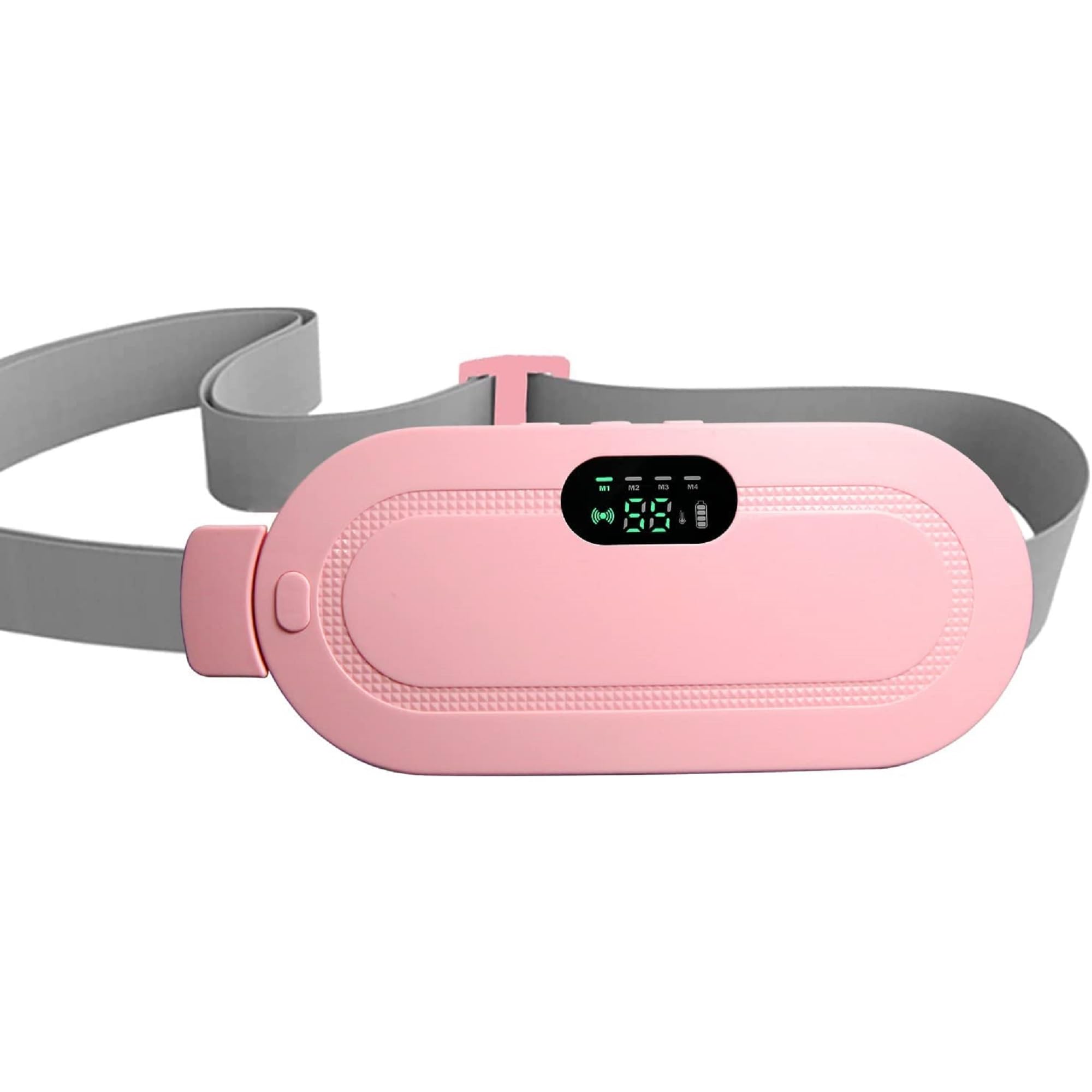 Wearable Waist Belt with Digital Display and Adjustable Strap, Pink-image-7