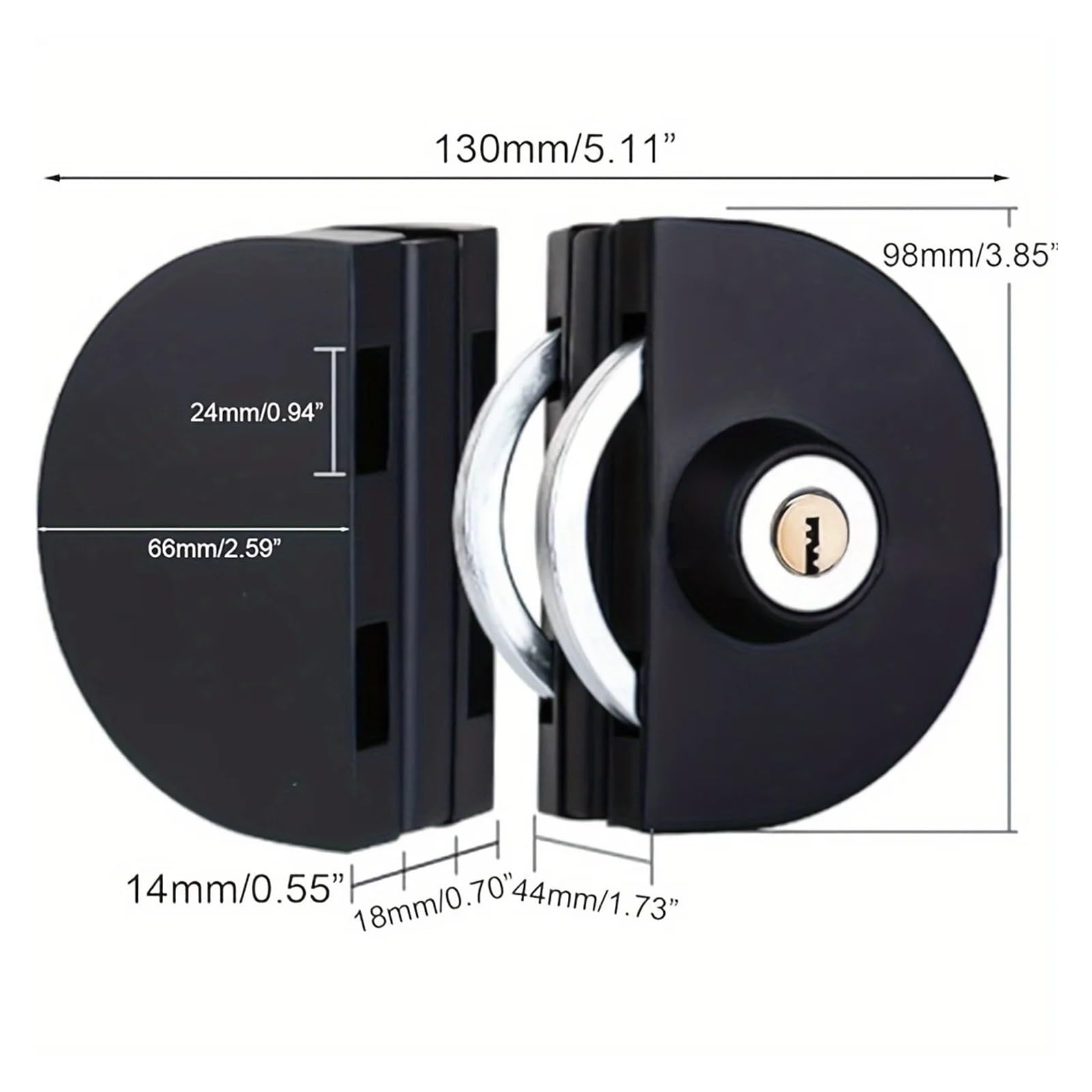Cerradura para Puerta de Cristal Cerradura de puerta vidrio