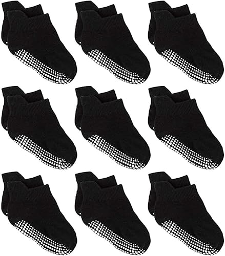 Calcetines antideslizantes para bebés, niños y niñas, calcetines elásticos para niños de 0 a 5 años