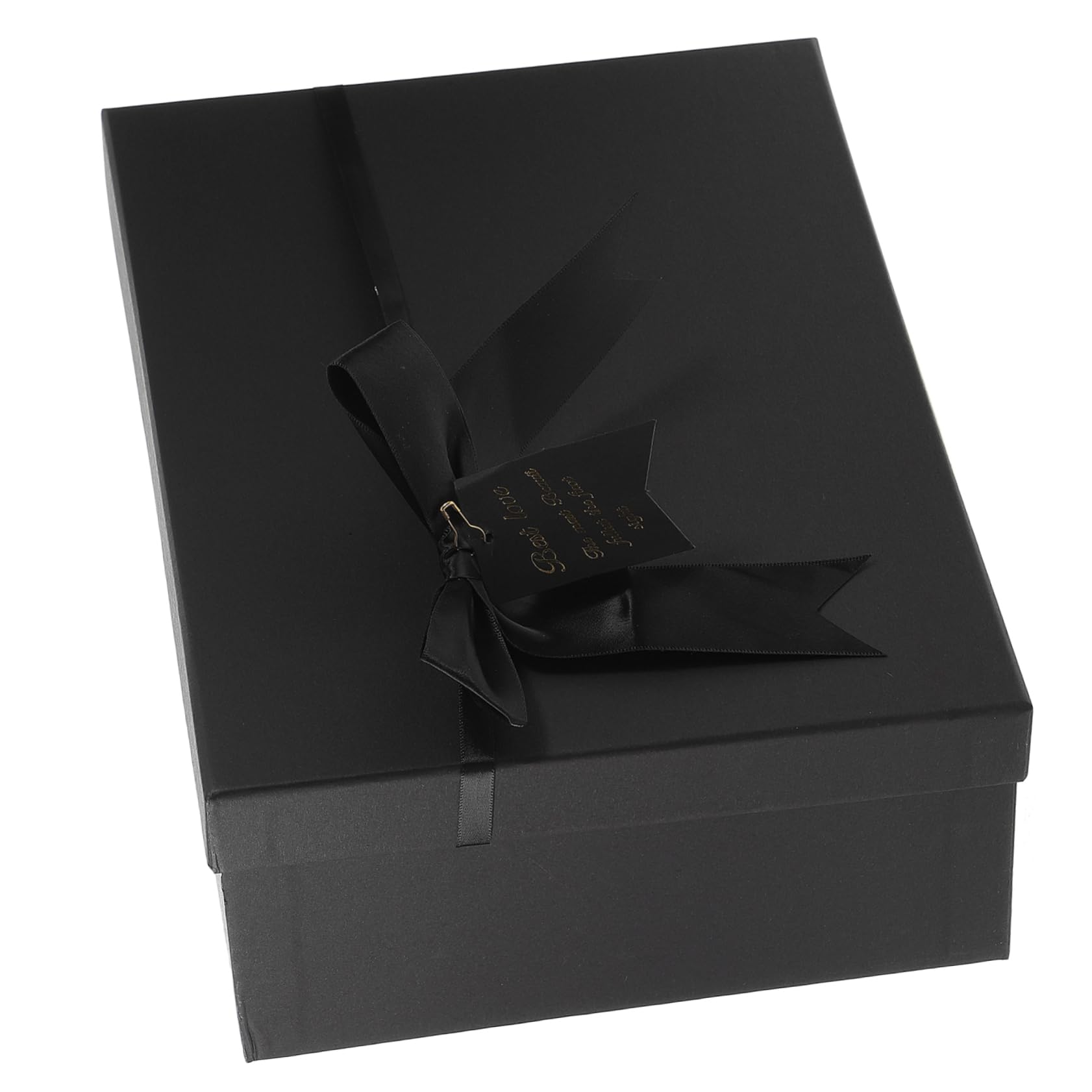 PACKOVE 2 Stück Geschenkbox Brautjungfer klein Verpackung Hochzeit wickeln Papierschachteln Präsentieren Sie Kisten dekorative Kästen mit Deckel Schmuckschatullen zum Verkauf Schwarz