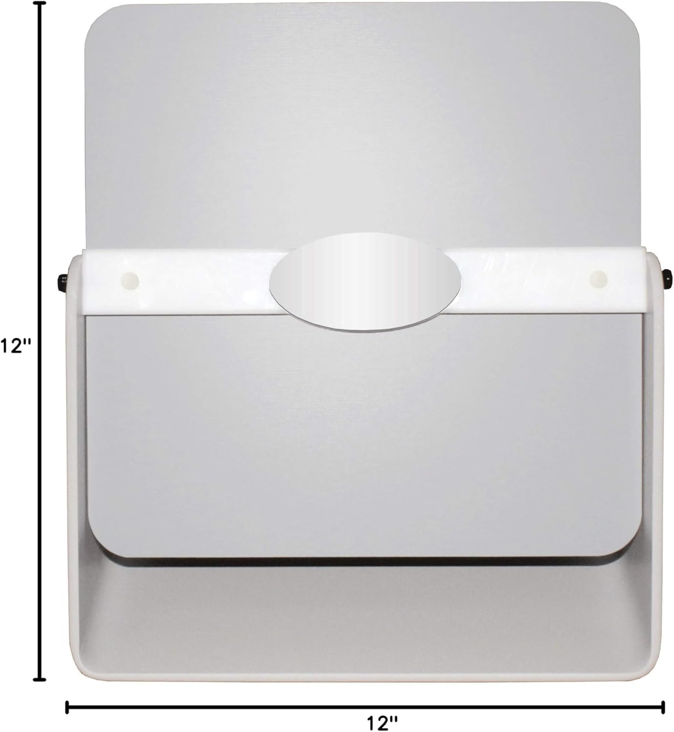 Rehabilitation Advantage Speech & Mouth Therapy Dual Mirror,Gray