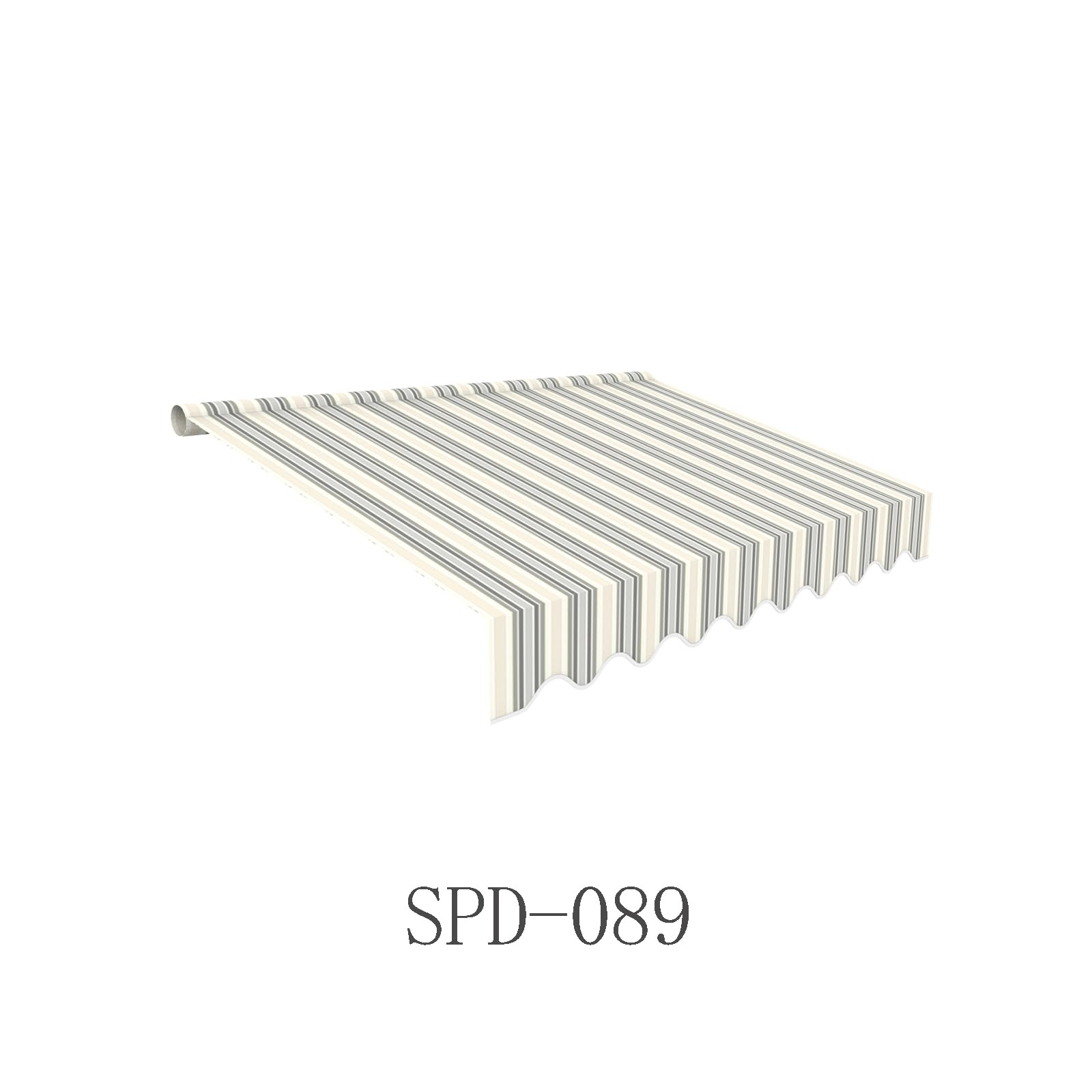 VANA SPD089 Volant de store de 4 m Tissu de rechange pour store banne Protection solaire à volant, seulement cousu, dimensions 3,83 x 0,21 m