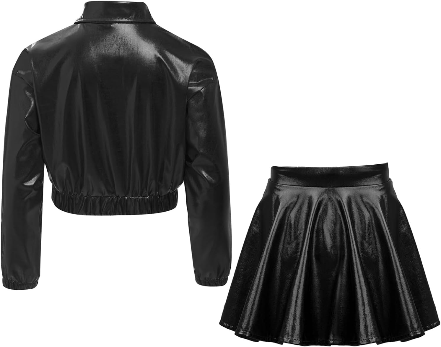 XUNZOO Girls 2 Piece Dance Outfit for Photo Shoot Stage