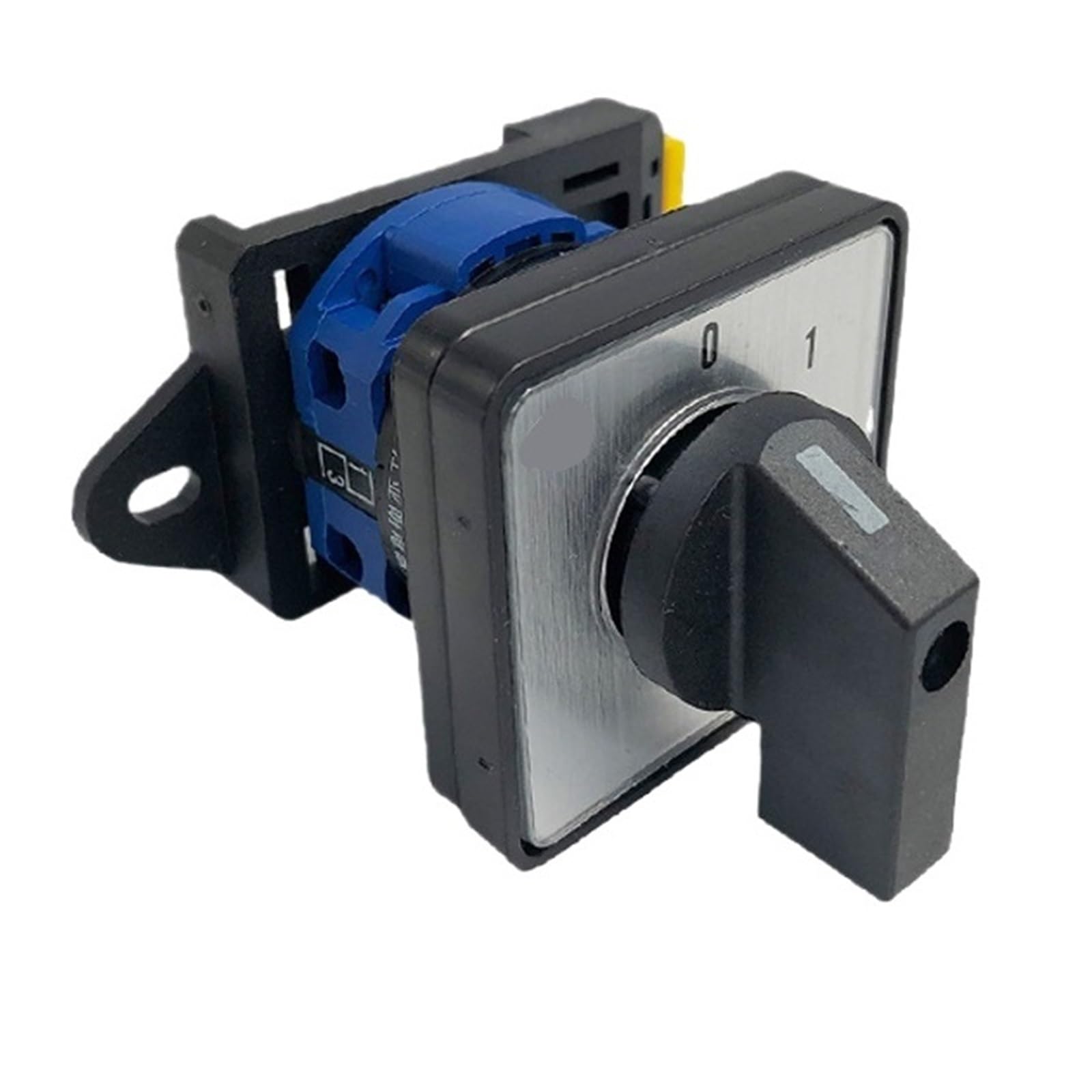 YWZVBSDCS YMW26 LW26-25A Rail Mounted LW28 Changeover Rotary Cam Switch 690V Selector Control Motor OFF-ON(2P-8 Terminals)