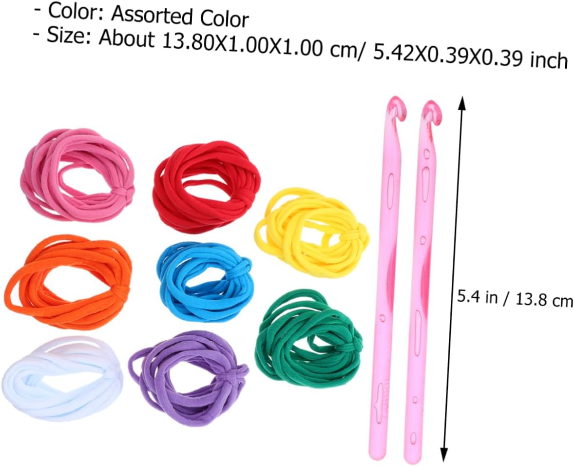 Lurrose Braided Coaster Bowl Pad Loom Potholder Weaving Craft Set for Kids Adults Educational Fun