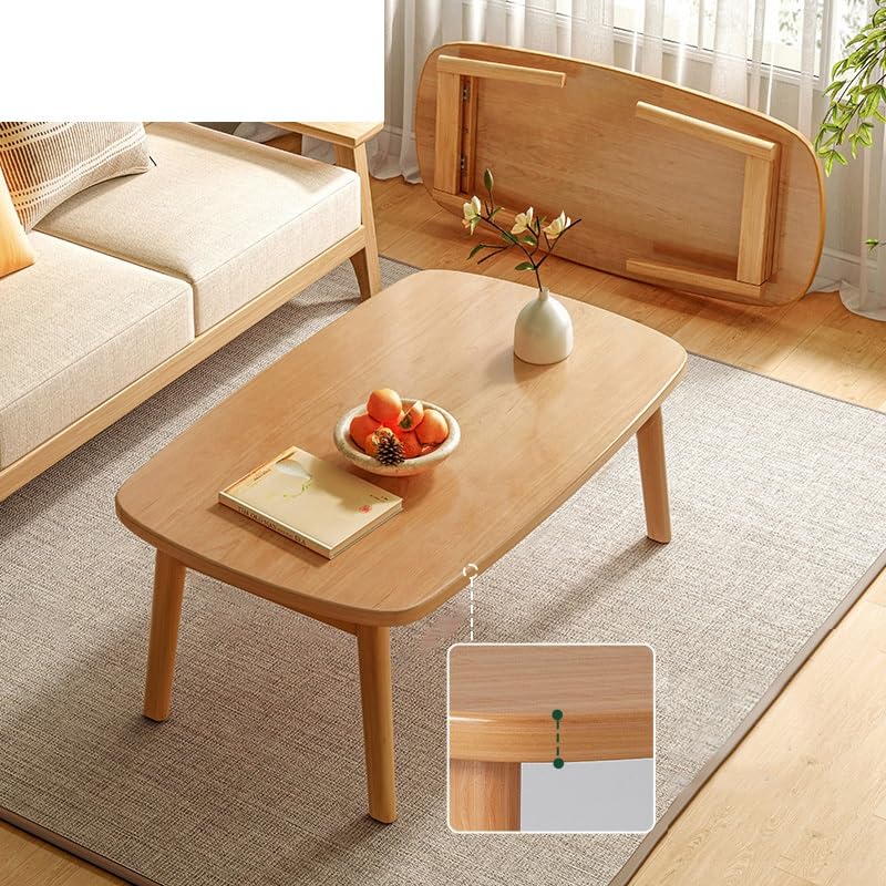 Table de sol multifonctionnelle en bois pour salon et coin tatami