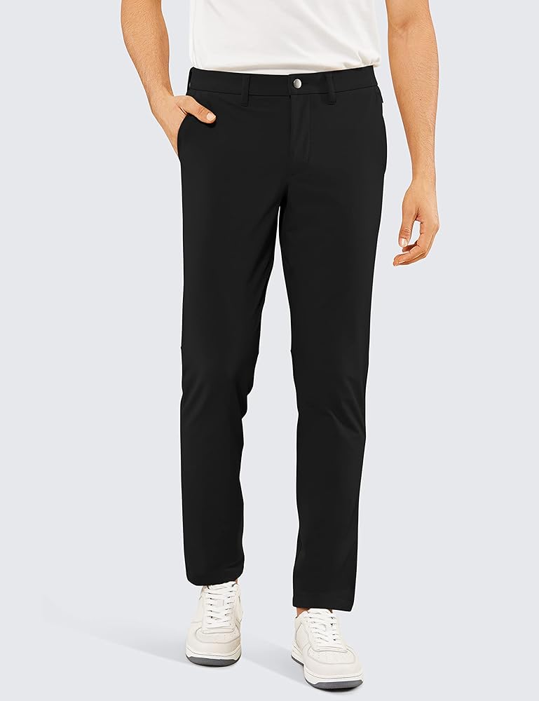 Amazon.com: CRZ YOGA Men's Stretch Golf Pants - 33'' Slim