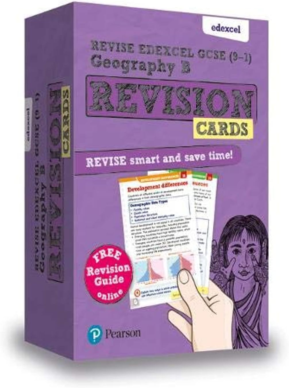 Pearson Education Limited REVISE Edexcel GCSE (9-1) Geography B Revision Cards: for home learning, 2022 and 2023 assessments and exams