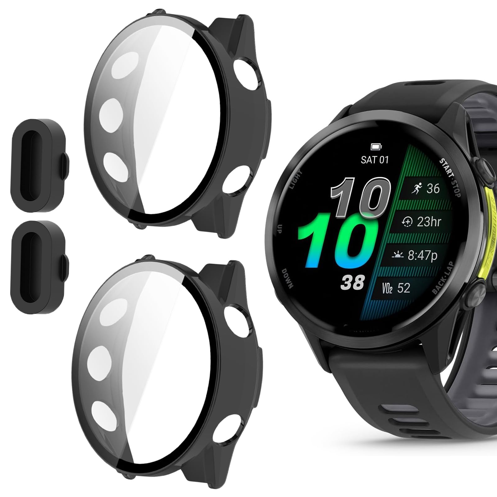 Protection Garmin Forerunner 970 contre rayures et poussière de charge