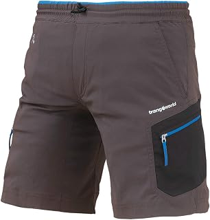 Trangoworld Guyanna Pant. Short, Unisex Children, unisex-child, PC007552-731-08, Brown Asphalt/Black, 08