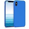 kwmobile Case Compatible with Apple iPhone X Case - Soft Slim Protective TPU Silicone Cover - Neon Orange