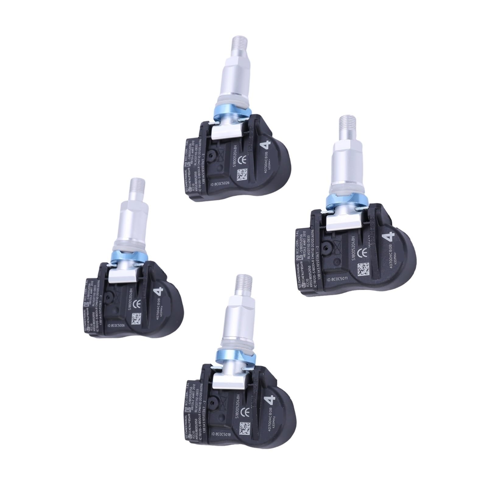 sistema de monitoreo presión neumáticos Para Renault Para Megane 4 407004CB0B Coche 4PC Sensor De Presión Neumáticos TPMS