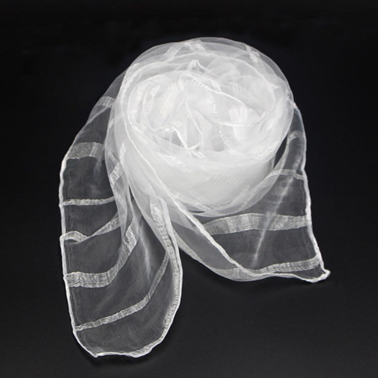 20pcs Boy Girl's Square Dance Scarf Nylon Boys and Girls Play Scarves Lightweight Rainbows Stage Performance Random Color