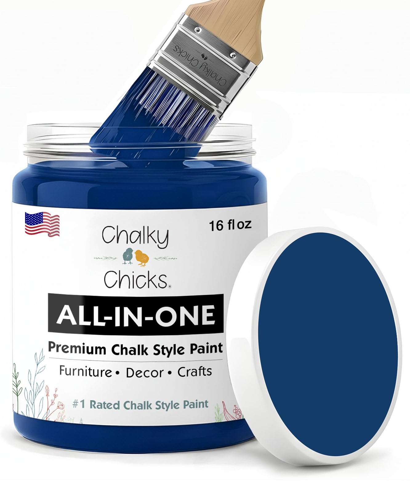Chalky Chicks DC Blue Navy Blue Chalk Paint