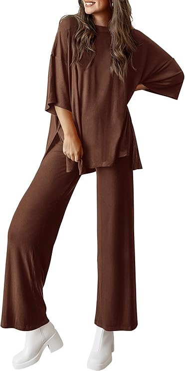PRETTYGARDEN Two Piece Sets For Women Summer Fashion Lounge Matching Set 2025 Travel Vacation Airport Outfits Clothing