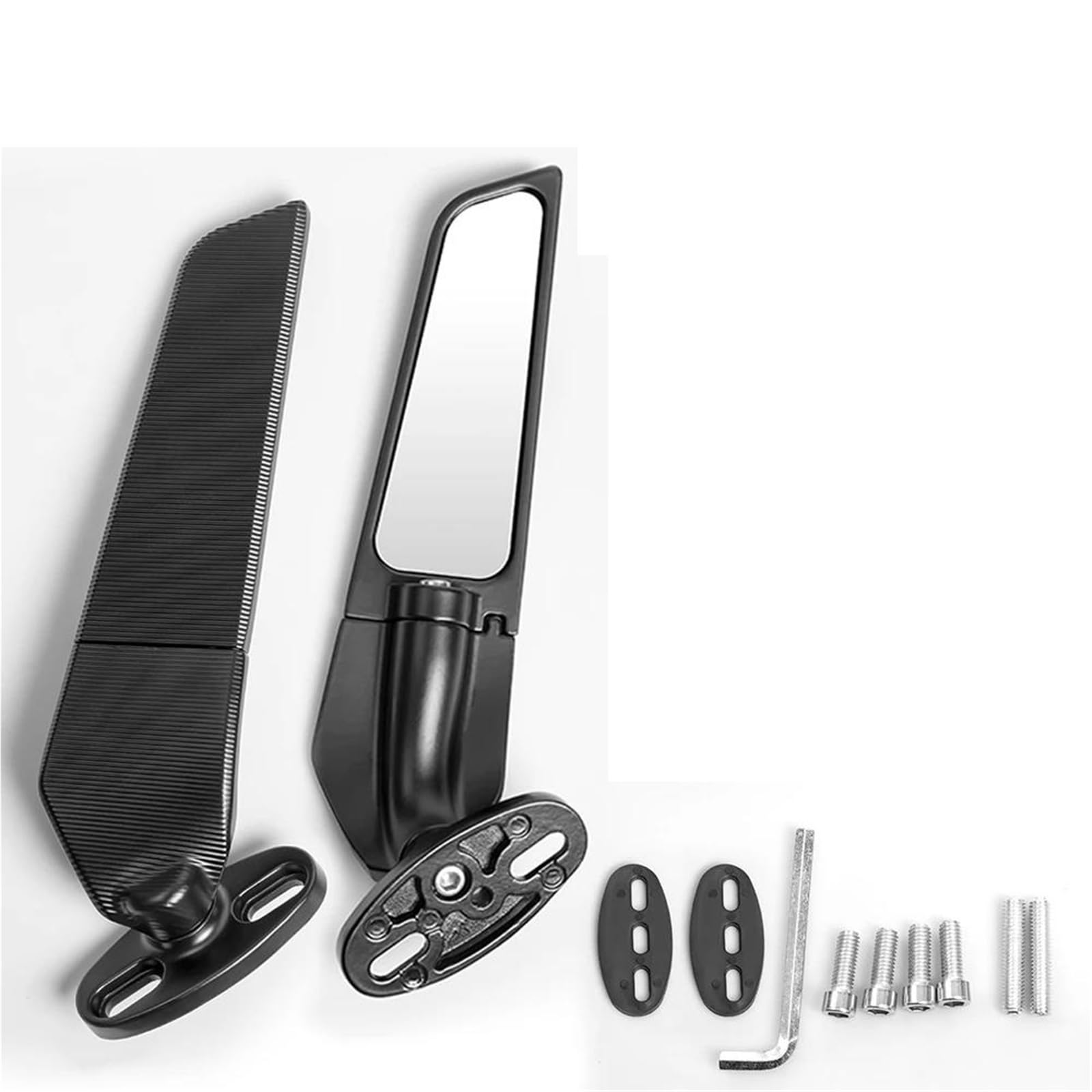 Espejo retrovisor de manillar ajustable para eliminar puntos ciegos en motos