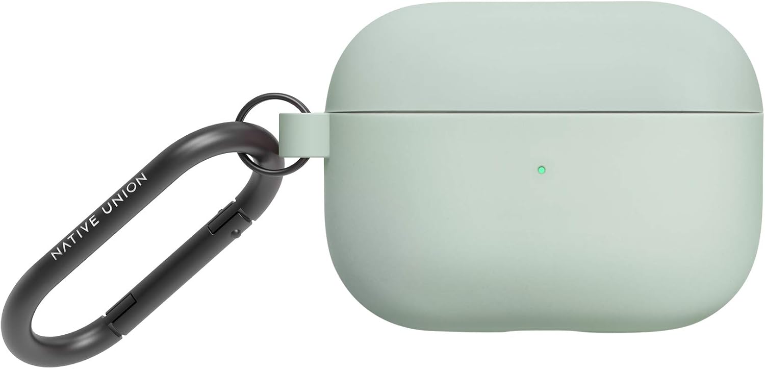 Native Union Roam Case for AirPods Pro – Silky & Matte Liquid Silicone Case - Compatible with AirPods Pro, Airpods Pro 2 (Sage)