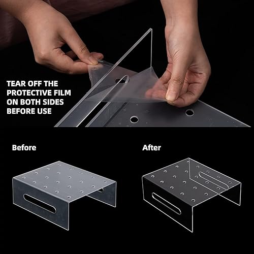 Miniatura 4 de ihomecooker Soporte para tartas Push Pop de 20 agujeros y 24 tiradores transparentes para tartas