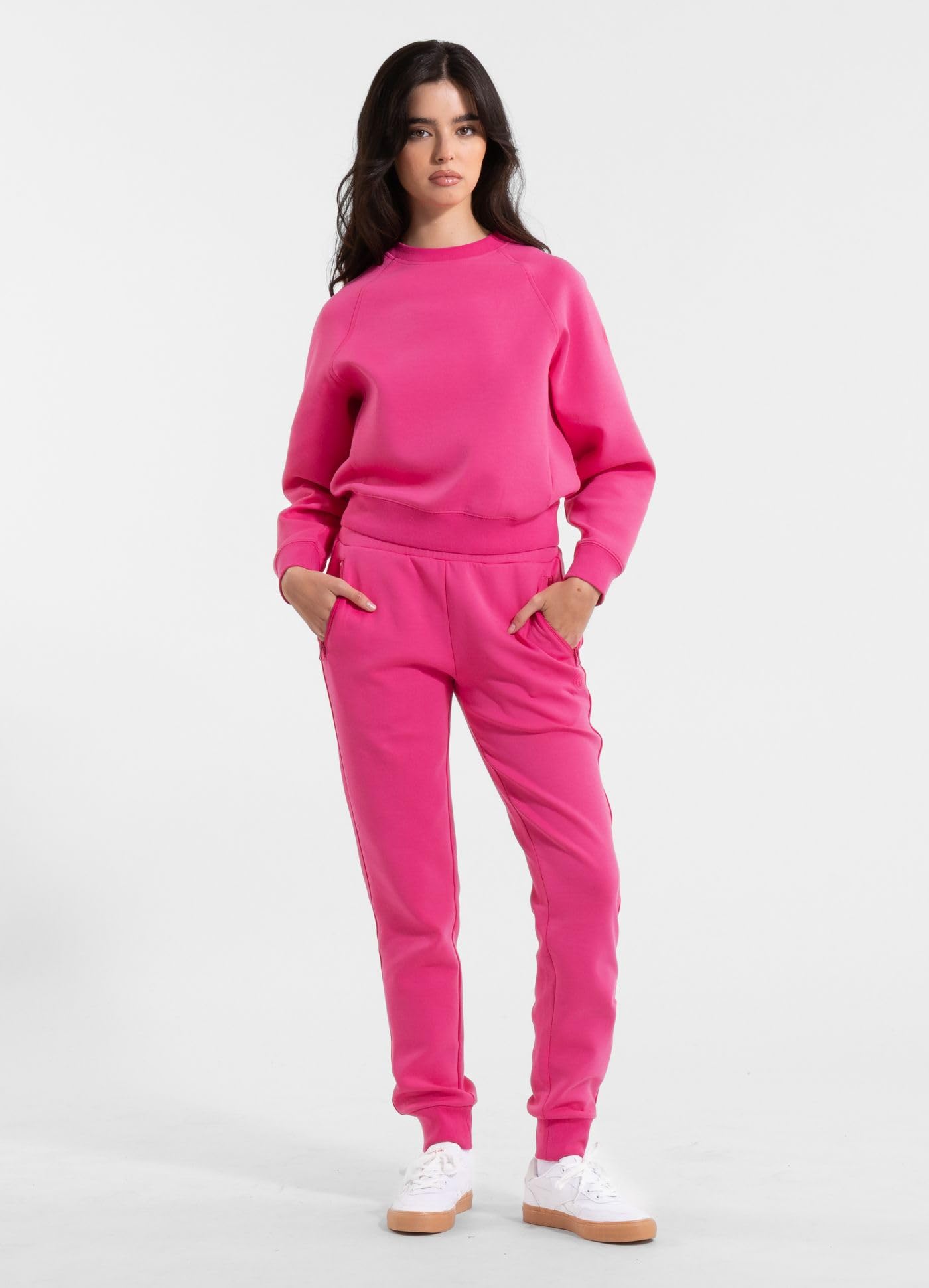 PITBULL - Bluza damska Crewneck Oversize Discovery, sweter damski, bluza z szorstką podszewką, damska bluza z długim rękawem, bluza damska