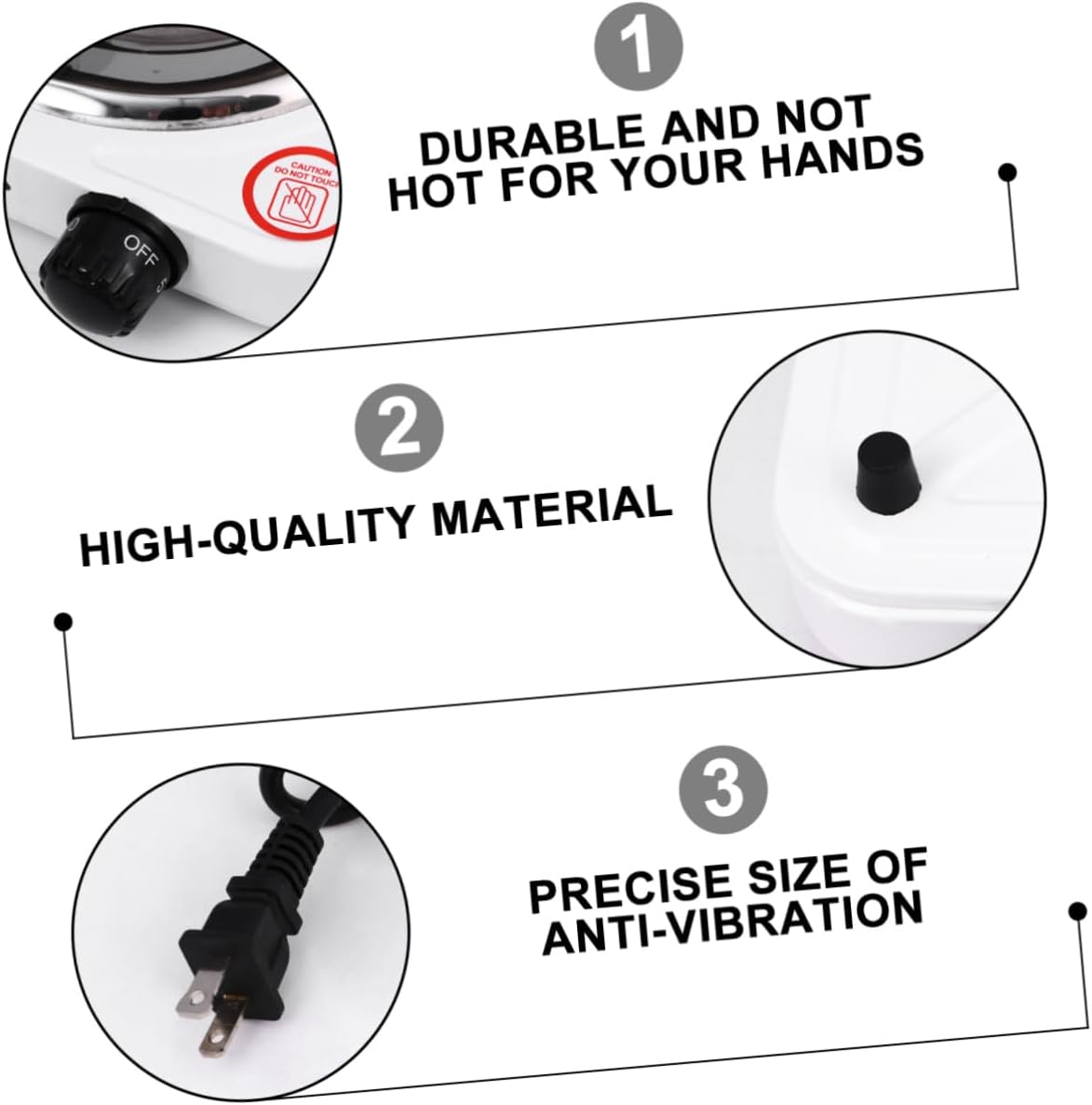 1000W Temperature Electric Stove Single Burner Compact Electric Furnace for Efficient Heating Overheat Protection for Home Outdoor Use