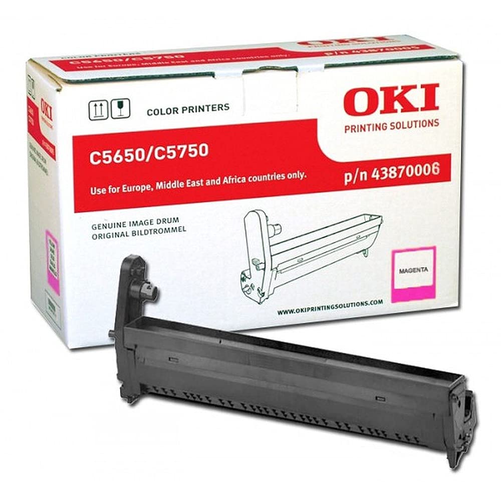 ECOPRO - Tamburo Originale per le stampanti OKI C5650 C5750 - Magenta - da 20.000 Pagine A4 - Cod 43870006