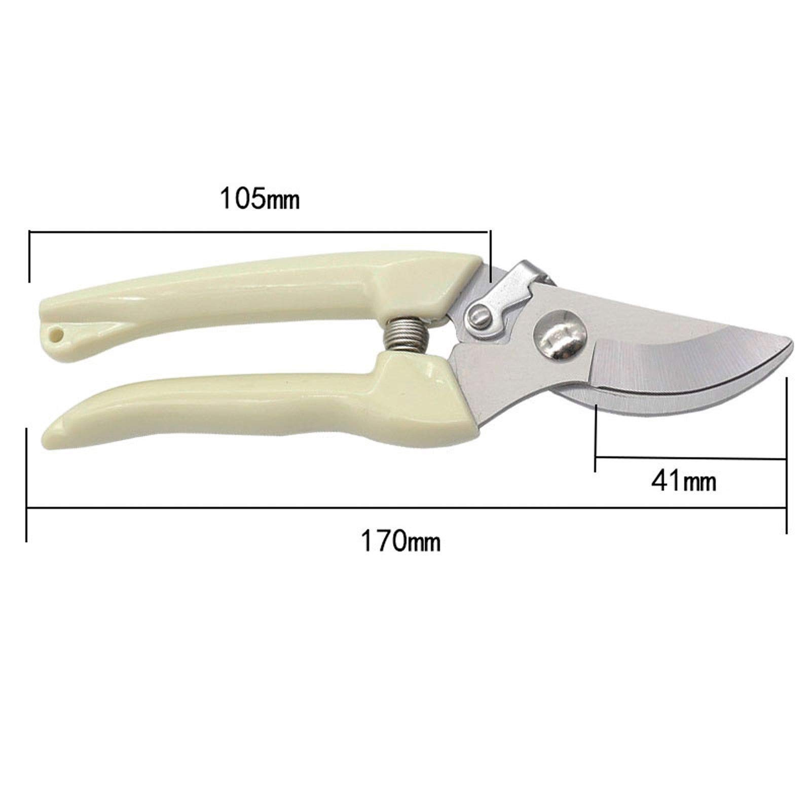 MRKU Sécateur pour Jardinage Sécateur de Jardin, Ciseaux sécateurs à dérivation, sécateurs à Main, tondeuses Ultra légères pour Couper Les Fleurs, Tailler Les Plantes, cueillir Les Fruits