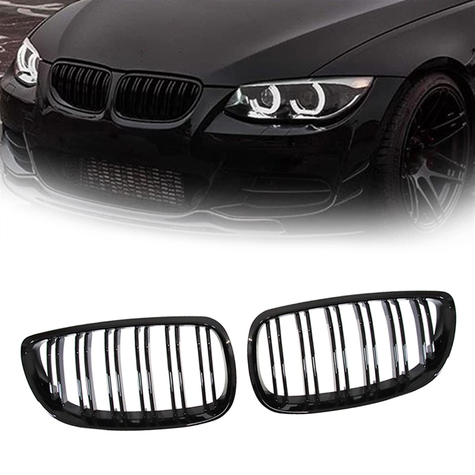 Rejillas de carreras para renovar el parachoques delantero de coche BMW M3 E92 E93 8