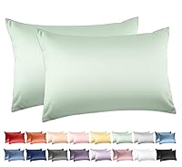 Vista 21 de Deep Dream - Juego de 2 fundas de almohada estándar 100% algodón de 600 hilos, 20 x 26 pulgadas, cierre de sobre súper suave y transpirable (negro)