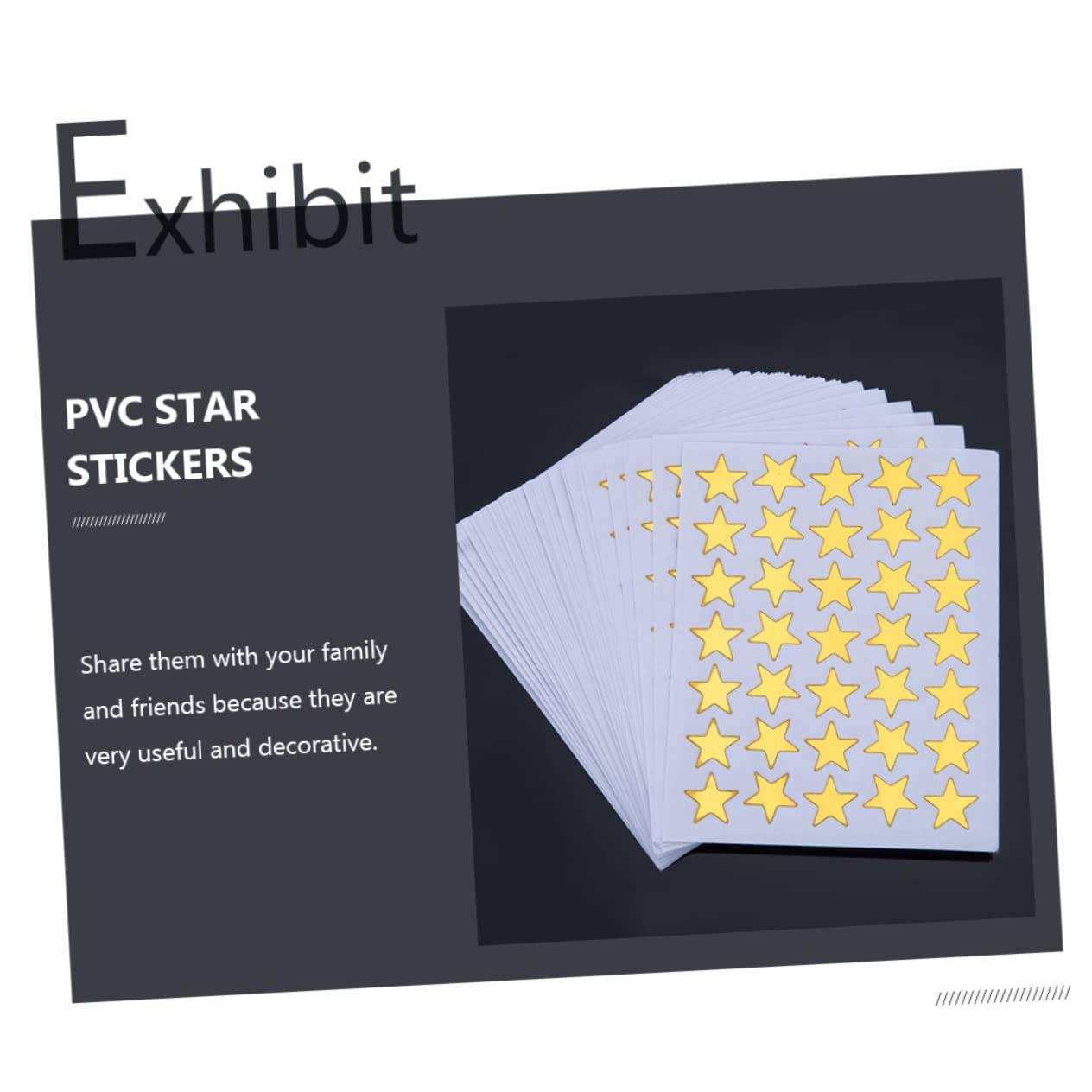 NUOBESTY 5sätze Dekorativen Goldenen Sternaufklebern Für Junge Mädchen Selbstklebende Belohnungssticker Für Fünfzackige Sterne Aufkleber Aus Pvc Für Kreative Projekte Und