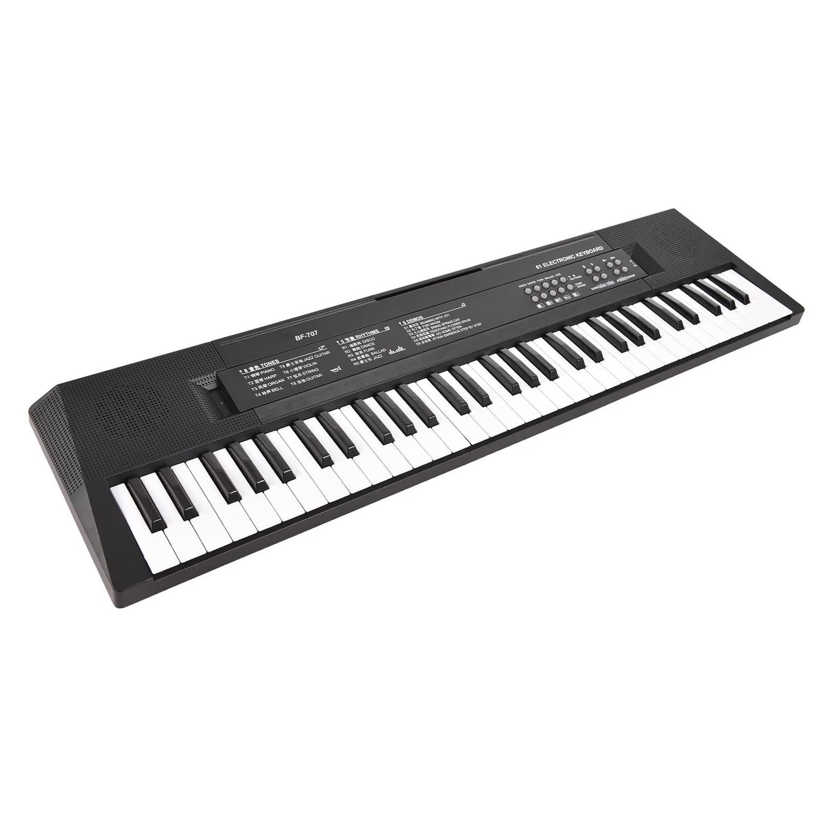 Profesjonalne Pianino Elektroniczne Profesjonalne Pianino Elektroniczne Z 61 Klawiszami Dwoma Głośnikami 8 Tonów 5 Rytmów Z Mikrofonem