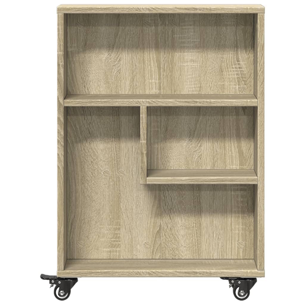 Carro de almacenamiento estrecho de material de madera, práctico carrito de almacenamiento con mucho espacio de almacenamiento, carrito auxiliar estrecho para ahorrar espacio, carrito de