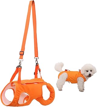 Dog Lift Harness Adjustable Full-Body Dog Harness with Handles for Senior Dogs with Joint Injuries/Disabilities S