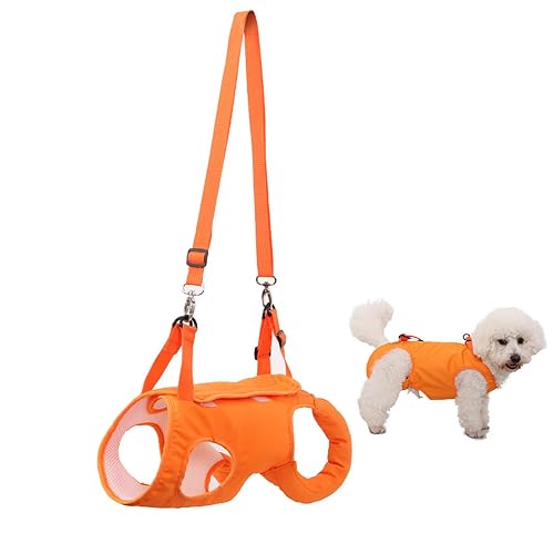 Dog Lift Harness Adjustable Full-Body Dog Harness with Handles for