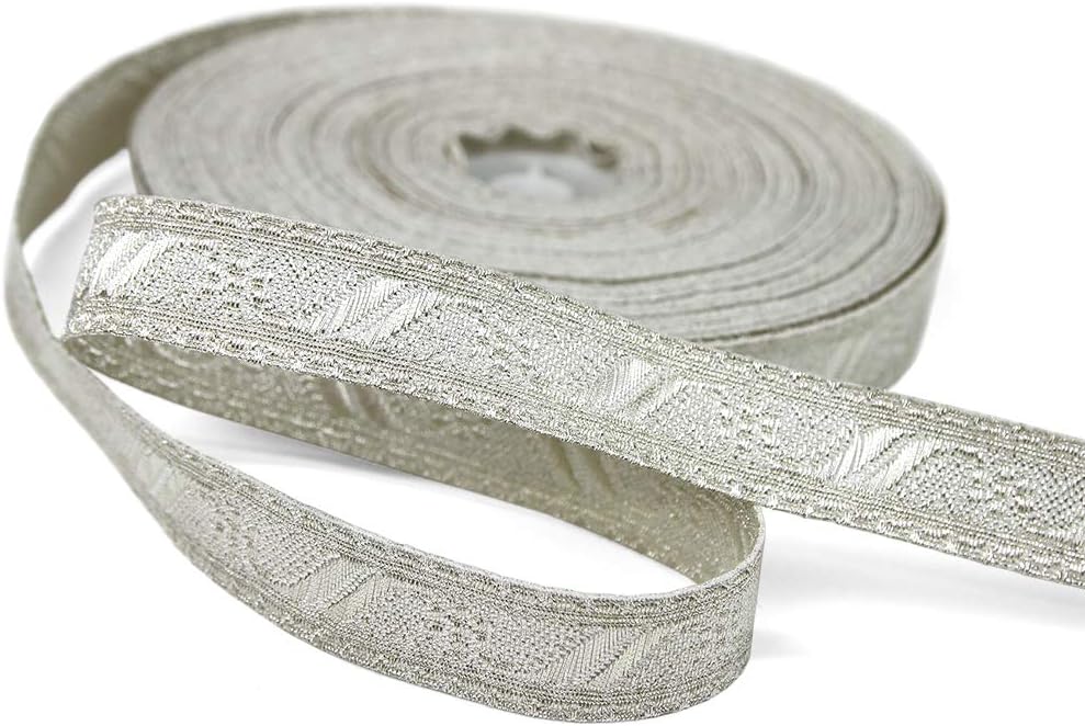 5 Yards of Florence 3/4" Wide Military-Style Bullion Braid Trim, Yellow Gold