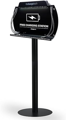 Miniatura 5 de Chargetech Estación de carga S9 Power Stand - Estación de carga para iPhone, iPad, cable Lightning, cargador de teléfono celular Android, tabletas