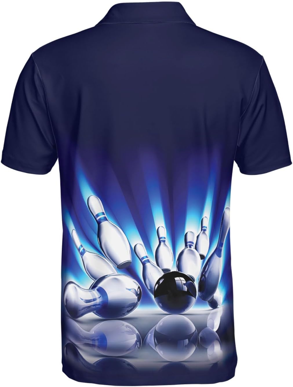 Bowling Polo Shirts 3D for Men & Women, Bowling Jersey Shirt, Team Bowling Shirts Short Sleeve Polo Gift - Image 4