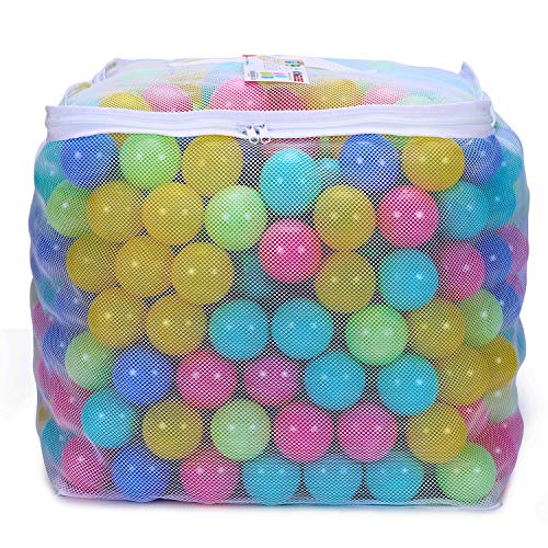 Pack of 500 2.3-Inch No BPA Phthalate Non-Toxic Crush Proof Play Pit Soft Plastic Balls -Gifts for Kids Babies Toddlers 3 4 5 6 Year Old Boys and Girls Baby (500-Pack) Pack of 500 2.3-Inch No BPA Phthalate Non-Toxic Crush Proof Play Pit Soft Plastic Balls -Gifts for Kids Babies Toddlers 3 4 5 6 Year Old Boys and Girls Baby (500-Pack)