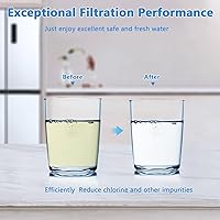 Vista 6 de Paquete de 2 filtros de repuesto para grifo compatibles con filtro Brita 36311, sistema de filtro de agua en grifo, FR-200, FF-100, 4 meses/100