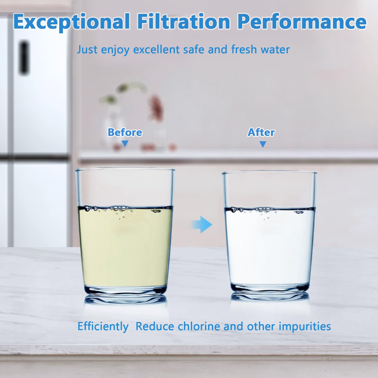 Upgraded FM15RA Faucet Water Filter Compatible with Culligan FM-15RA Water Filter Culligan FM-15A Filtration System 3 Pack — view 7