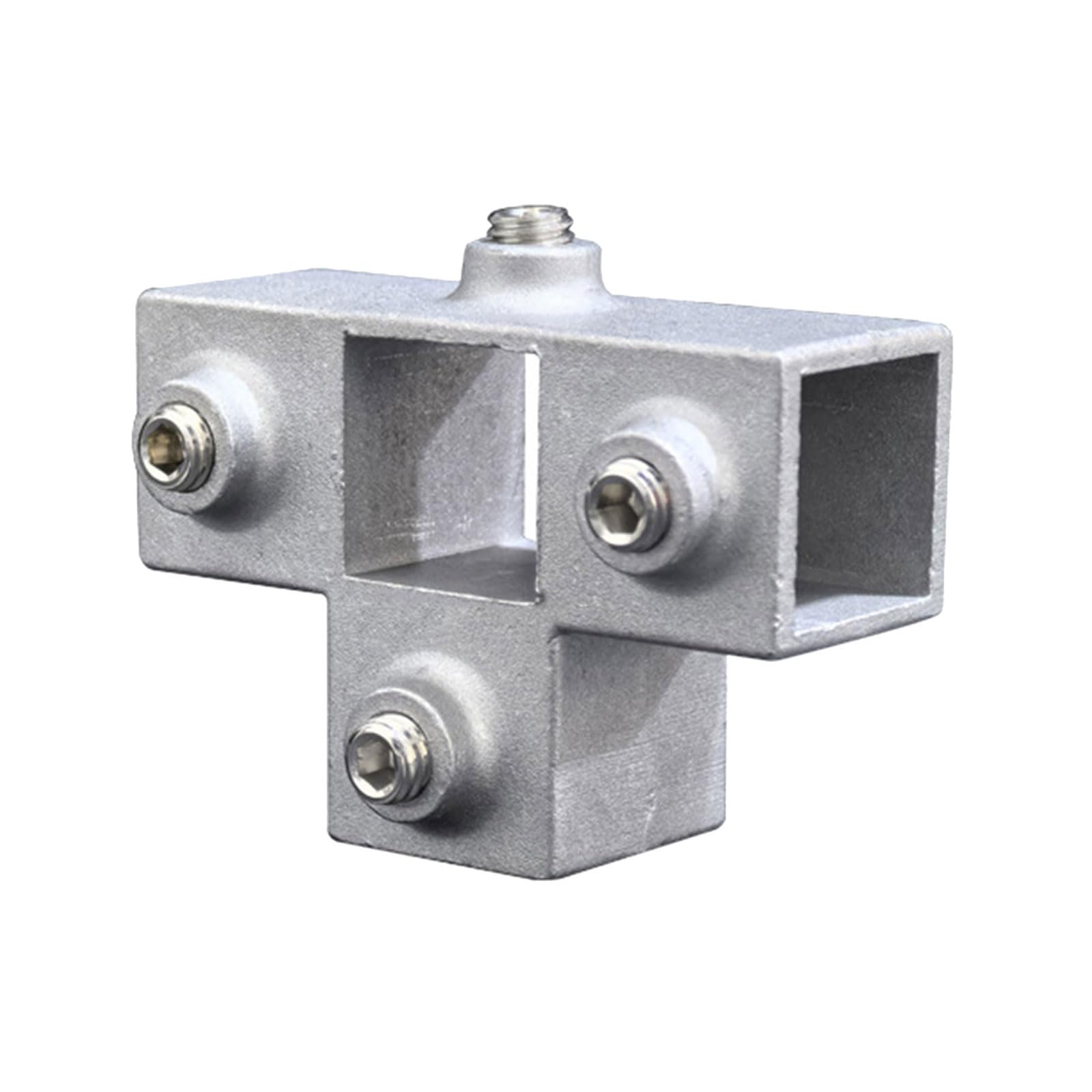 Zxfdsfdbnm 20X20 5 Ways Aluminum Alloy Joint Square Tube Connector Connection Fastener For Furniture Framing And Structural Enduring Square Connector Accessories