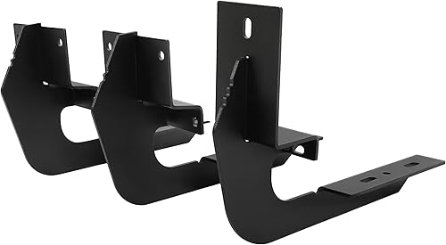 Miniatura 3 de KUAFU Soporte para estribo compatible con Ford Transit 150 250 350 2015-2023 Soportes de montaje de paso lateral del pasajero