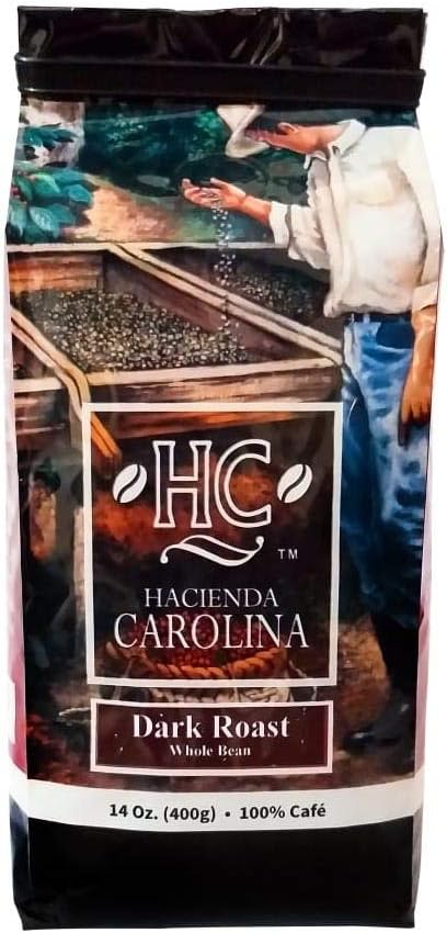 Cafe Hacienda Carolina Whole Bean, 14 Oz Bag - From Nicaragua