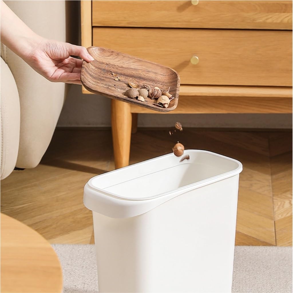 Kosz na Śmieci Kuchenny kosz na śmieci bez pokrywy pierścień dociskowy prostokątny kosz na papier kosz na śmieci pojemnik do recyklingu lekki kosz na śmieci Kosz na Śmieci do Kuchni Łazienki Salonu (