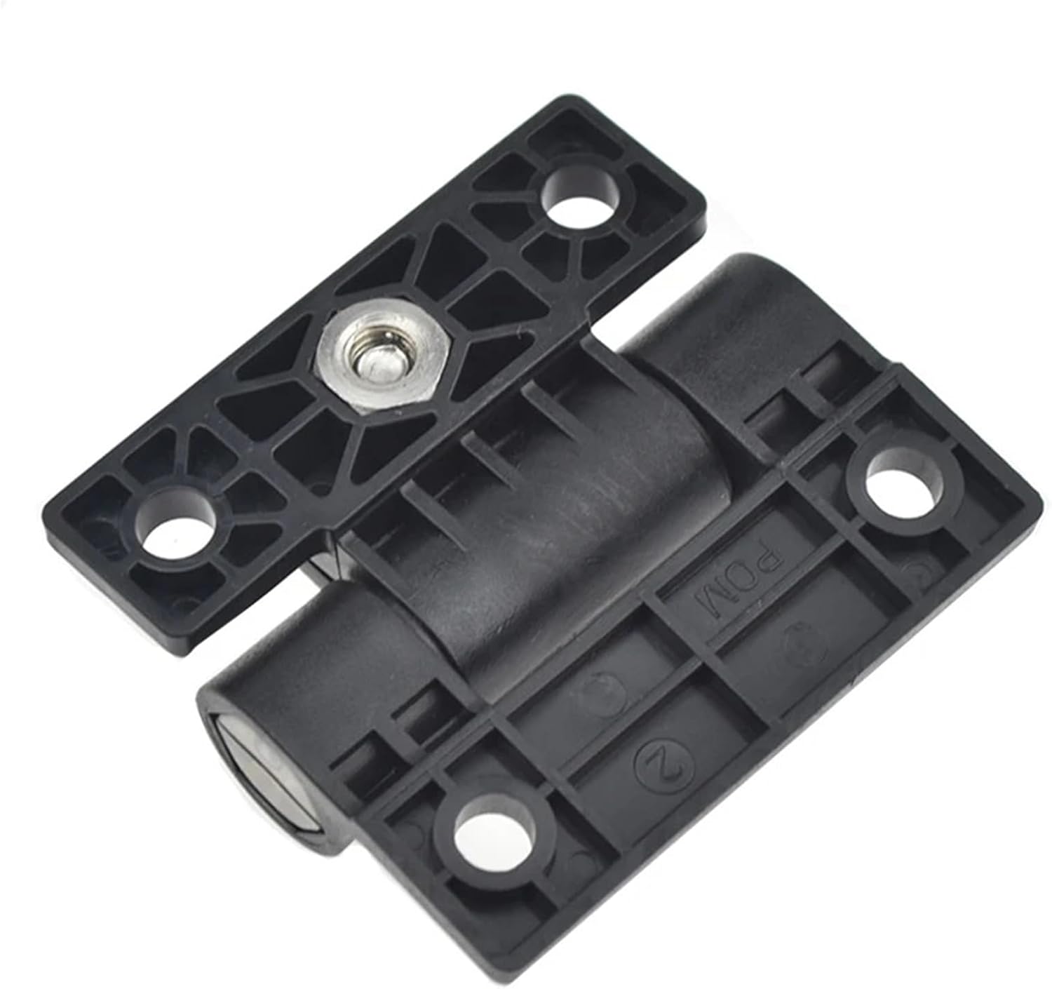 Black Plastic Adjustable Friction Positioning Torque Hinge 1Pcs(XK513-3B)