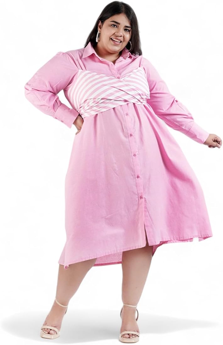 strapless open back dress A Line Deep V Neck Dark Fuchsia Plus Size Prom Dress with Long Sleeves main image 1
