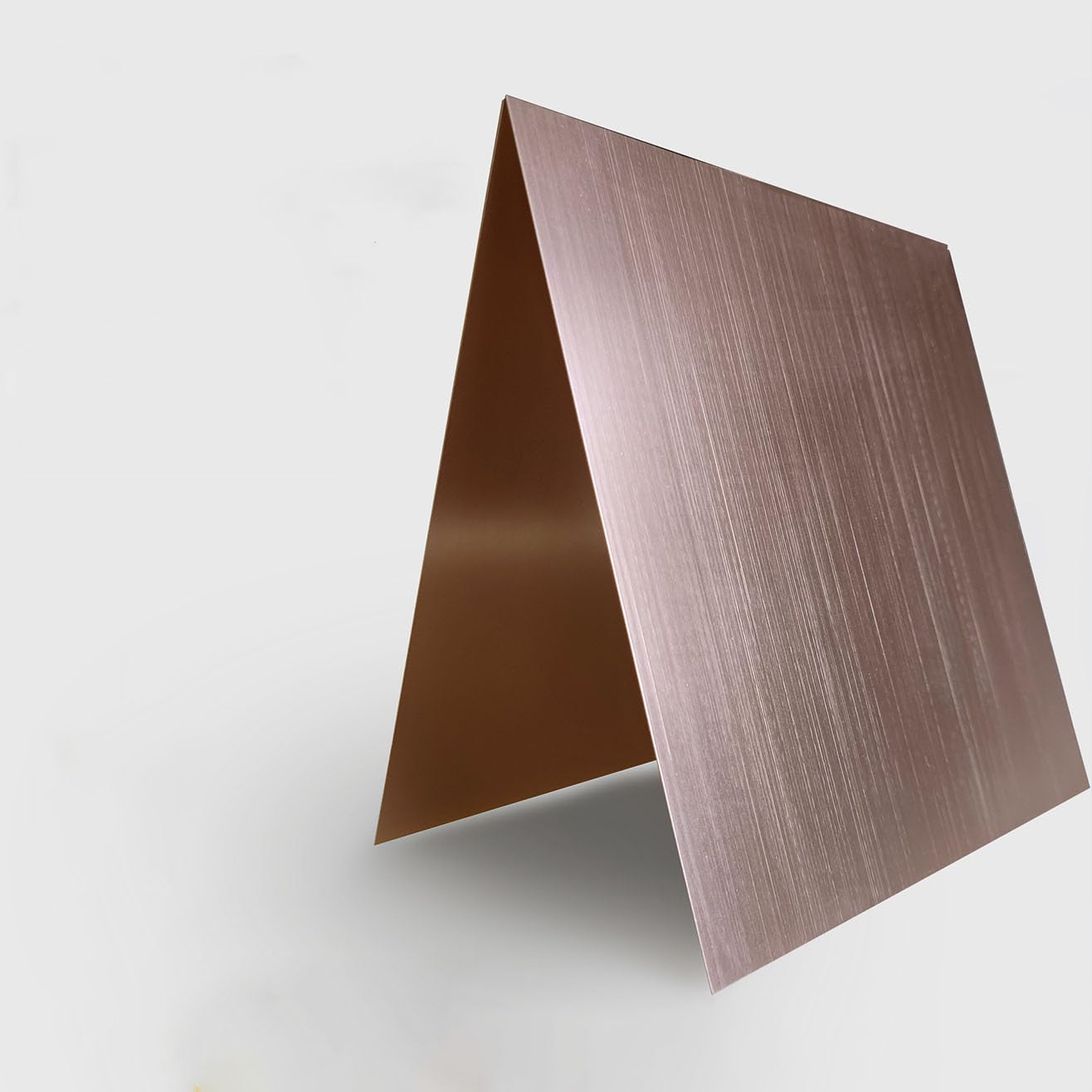 Roségoldene, gebürstete, eloxierte Aluminiumplatte, 0,5 mm und 1 mm dick, flaches Aluminiumlegierungsblech for Bastelarbeiten Werkzeuge(300x300x0.5mm)