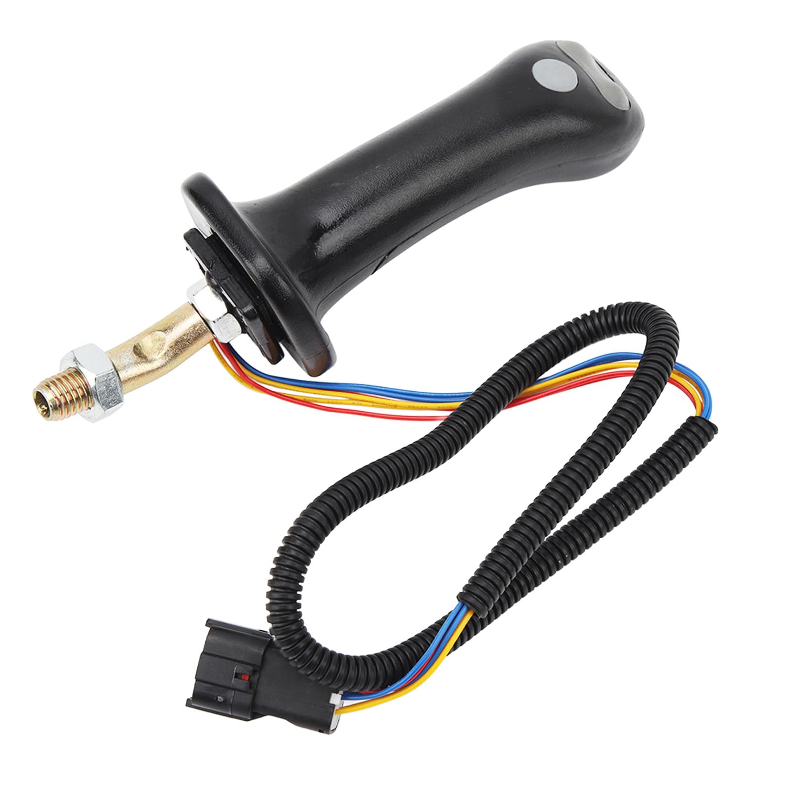 Maniglia per Joystick per Mini Escavatore, Maniglie per Joystick per Escavatore a 3 Pulsanti, 2 Pezzi, in Lega di Alluminio a 6 Pin per Doosan DH DX150 215 225 300 370‑9C